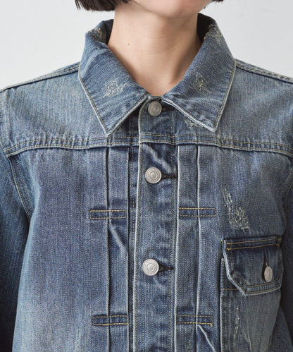 復古風牛仔夾克