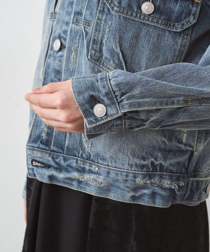 復古風牛仔夾克