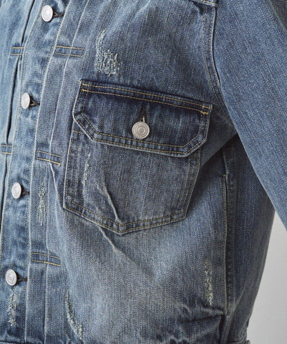 復古風牛仔夾克