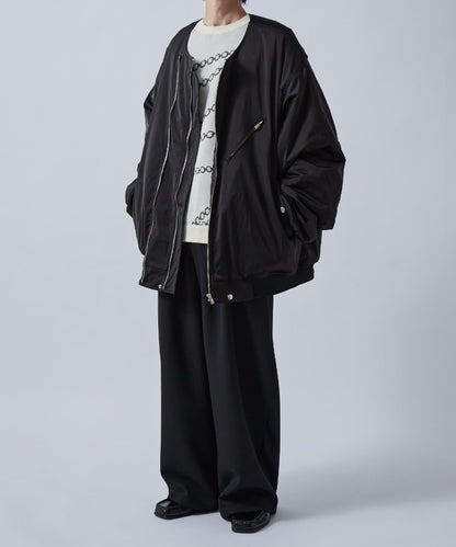 鏈條圖案提花套頭衫