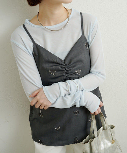 鑲鑽吊帶背心