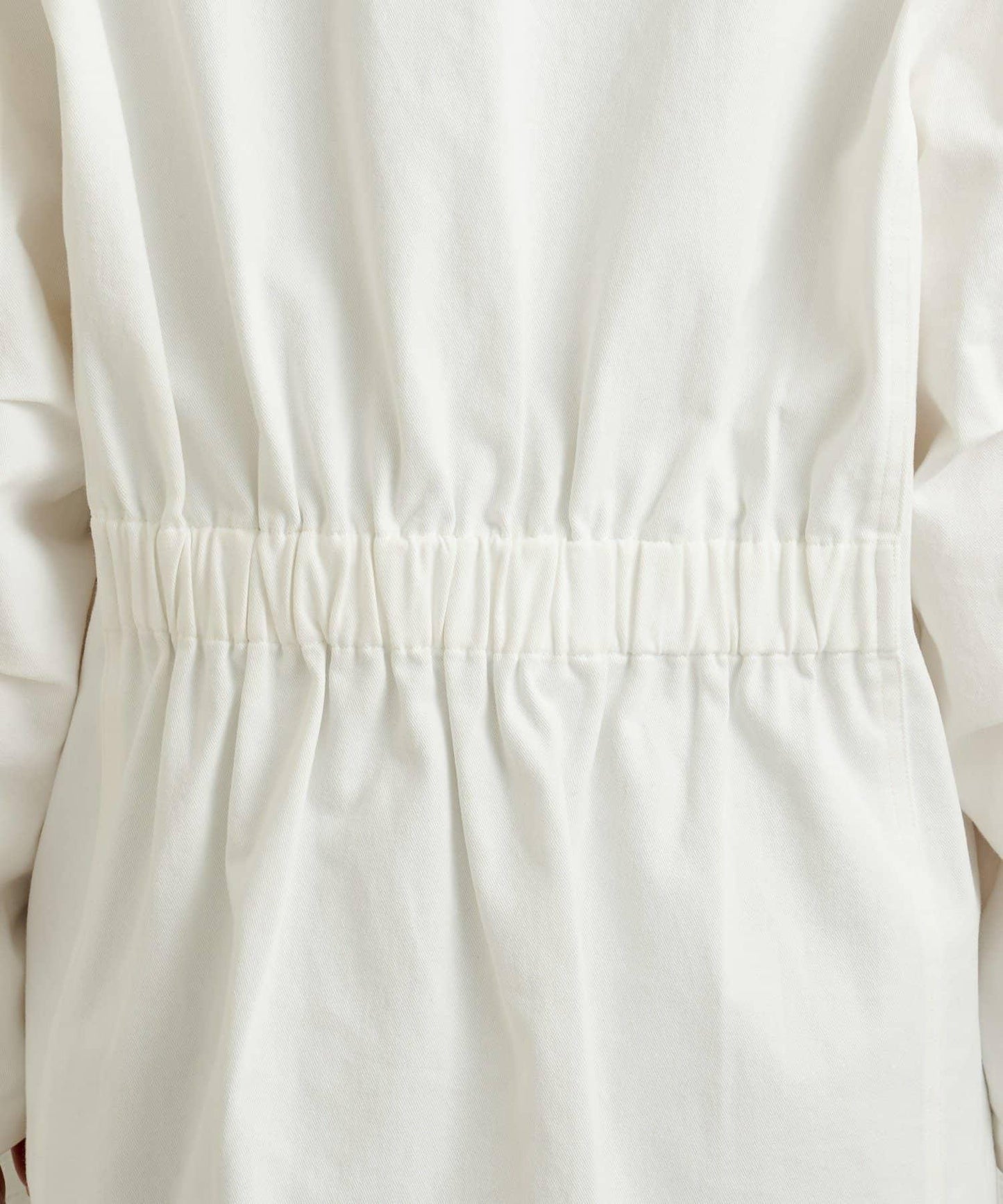 帶領口蕾絲裝飾軍旅風夾克