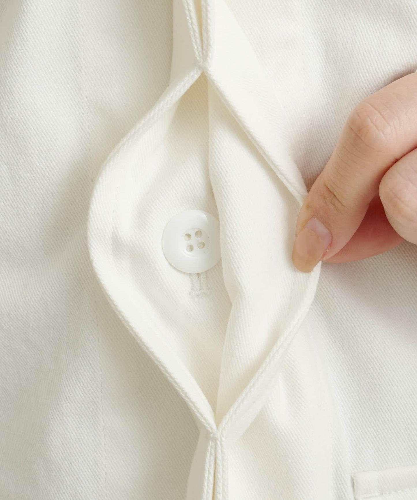 帶領口蕾絲裝飾軍旅風夾克