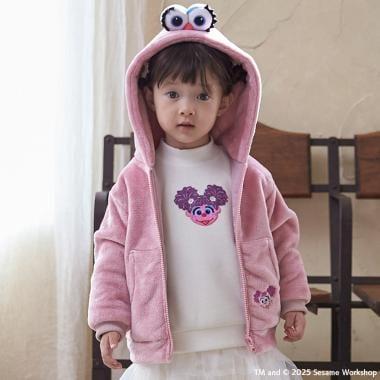 【SESAME STREET】毛絨連帽衛衣