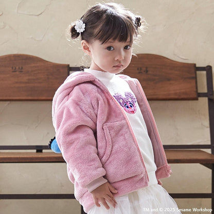 【SESAME STREET】毛絨連帽衛衣