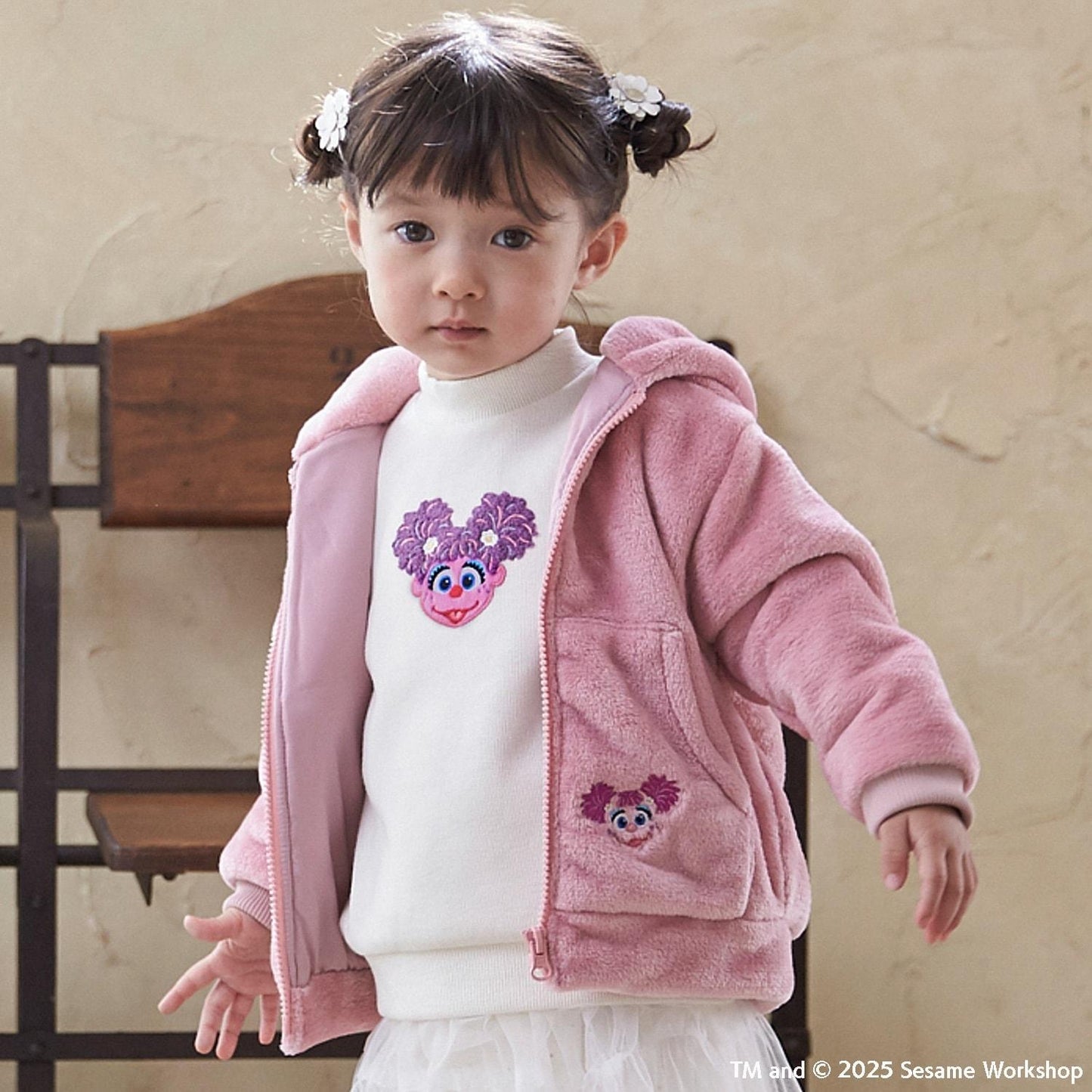 【SESAME STREET】毛絨連帽衛衣