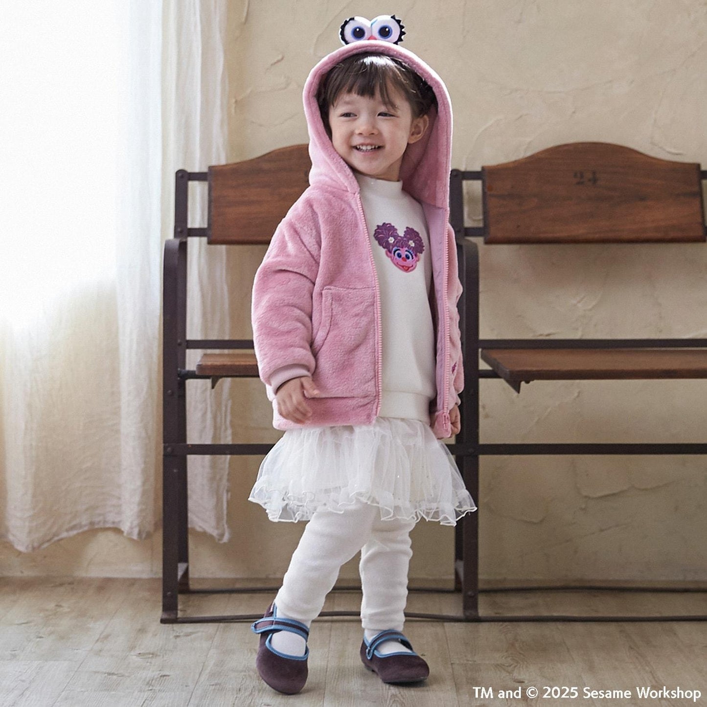 【SESAME STREET】毛絨連帽衛衣