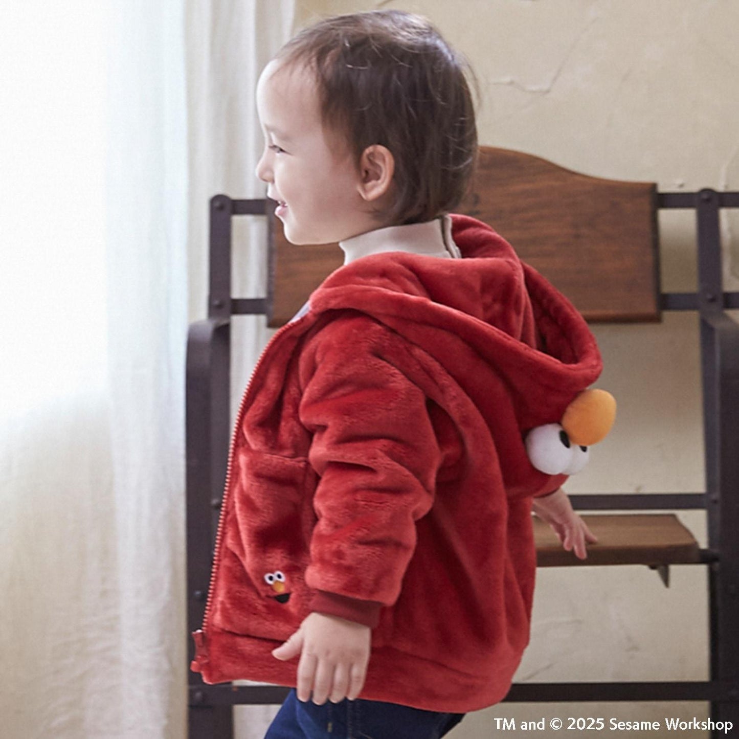 【SESAME STREET】毛絨連帽衛衣
