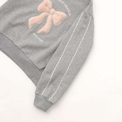 蝴蝶結裝飾衛衣