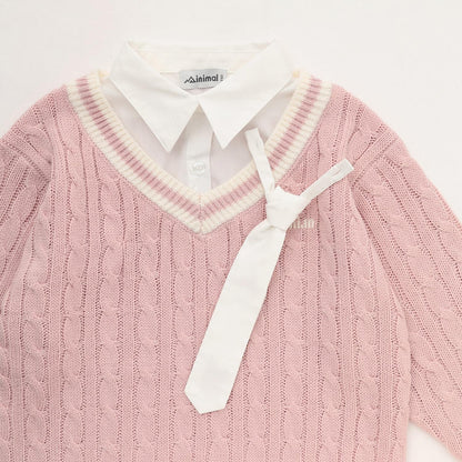 【可家庭水洗】層疊針織衫