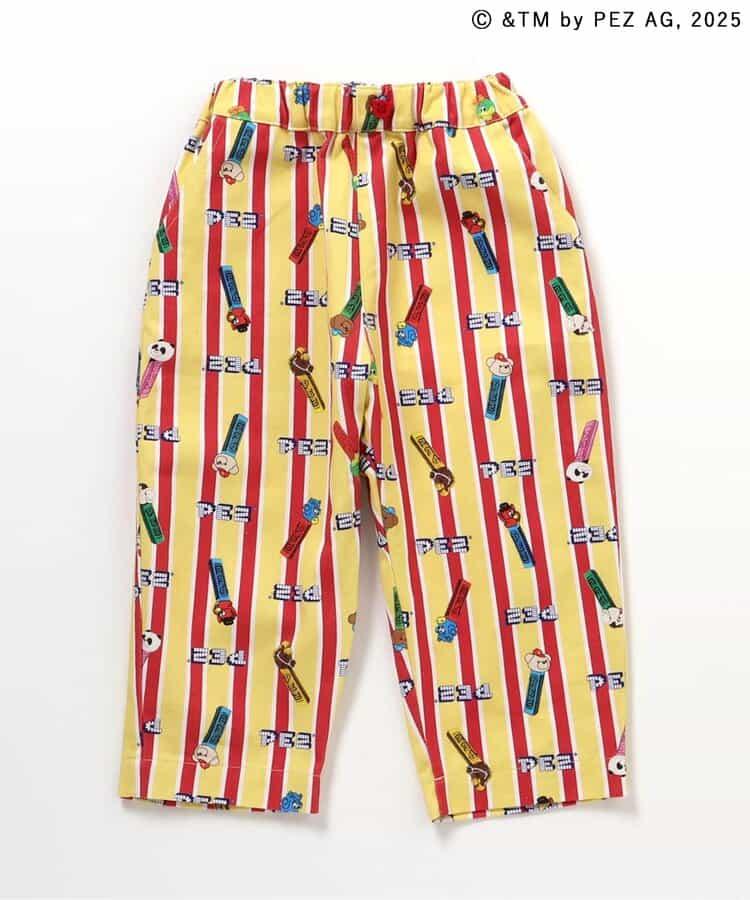 PEZ×tiny bear 全印花長褲 10分丈