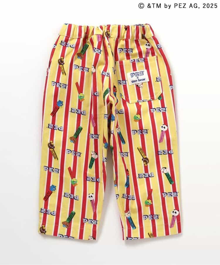 PEZ×tiny bear 全印花長褲 10分丈