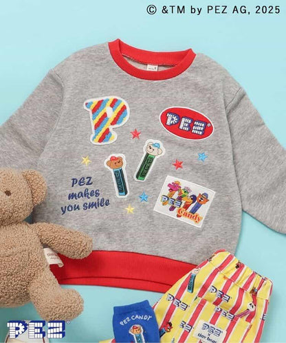 PEZ×tiny bear 貼布繡&刺繡衛衣