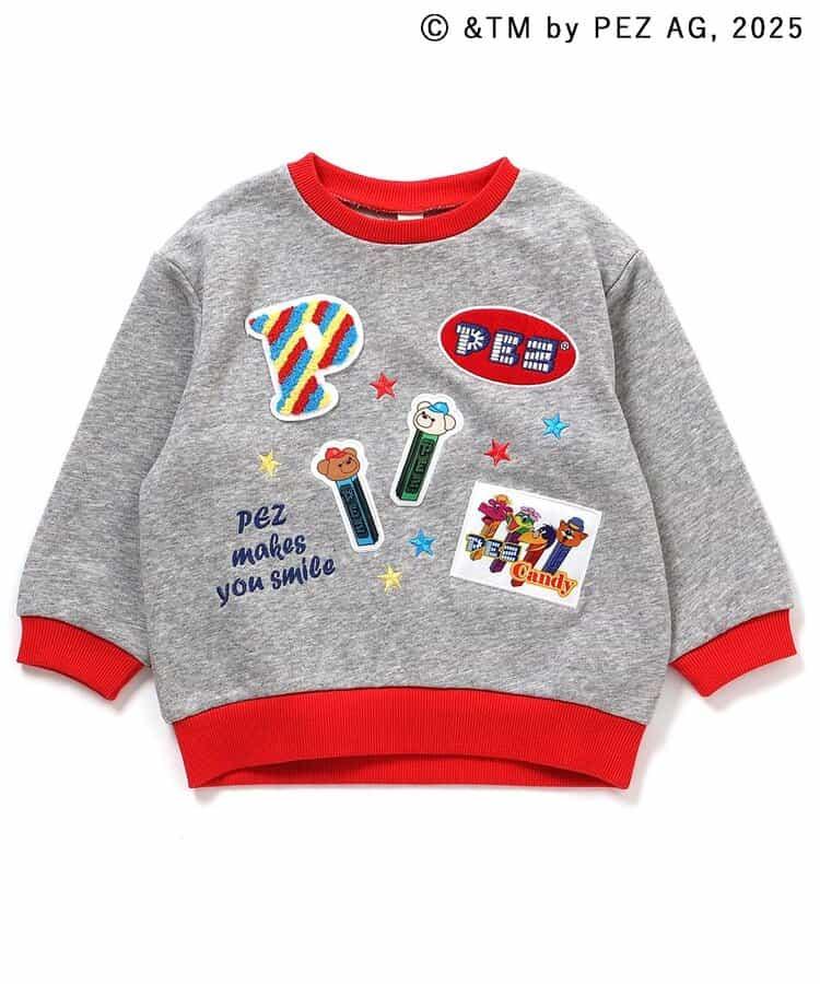 PEZ×tiny bear 貼布繡&刺繡衛衣