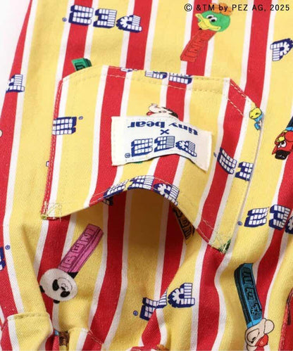 PEZ×tiny bear 全印花長褲 10分丈