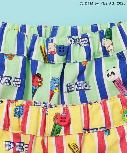PEZ×tiny bear 全印花長褲 10分丈