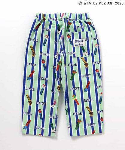 PEZ×tiny bear 全印花長褲 10分丈
