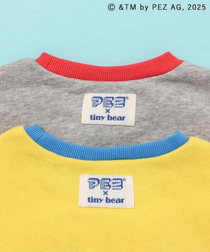 PEZ×tiny bear 貼布繡&刺繡衛衣