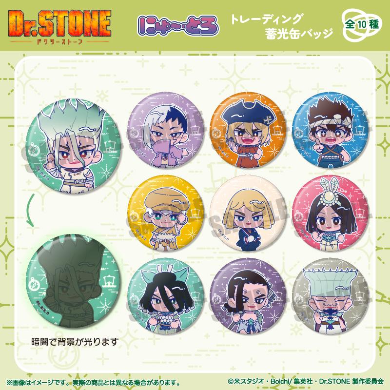 《Dr.STONE 石紀元》_にゅ〜とろ 第二彈 盲盒夜光徽章 單品