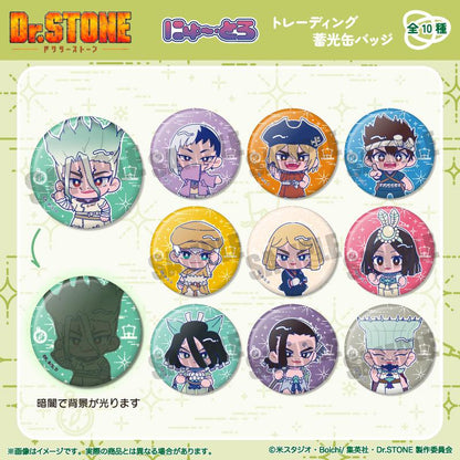 《Dr.STONE 石紀元》_にゅ〜とろ 第二彈 盲盒夜光徽章 單品