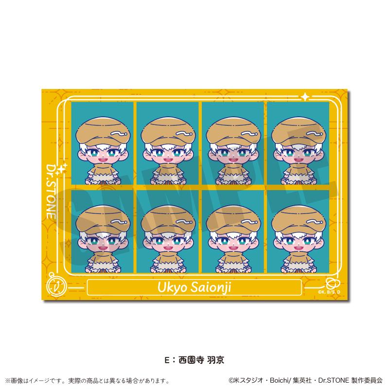 《Dr.STONE 石紀元》_にゅ〜とろ 第二彈 ID照片貼紙 E 西園寺羽京