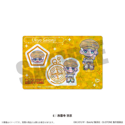 《Dr.STONE 石紀元》_にゅ〜とろ 第二彈 鐳射貼紙套裝 E 西園寺羽京