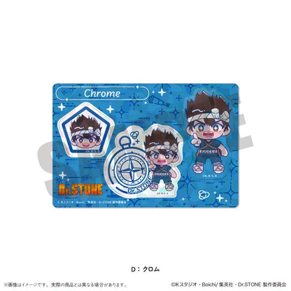 《Dr.STONE 石紀元》_にゅ〜とろ 第二彈 鐳射貼紙 D 鉻