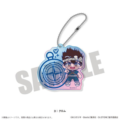 《Dr.STONE 石紀元》_にゅ〜とろ 第二彈 極光亞克力鑰匙扣 D 鉻