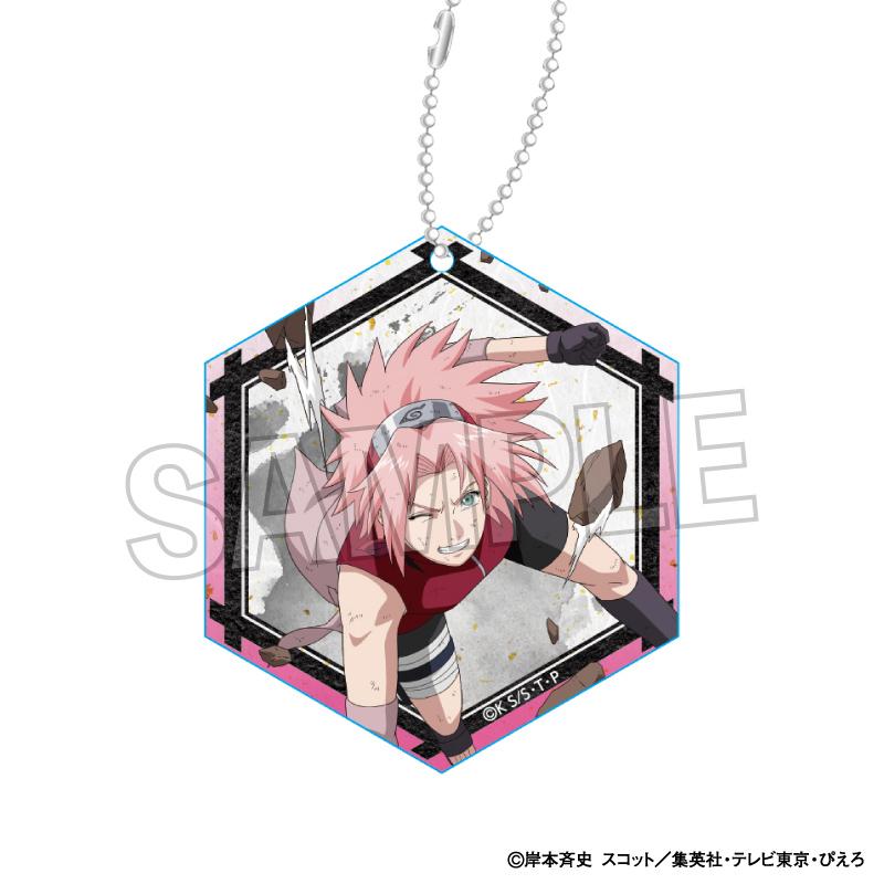 《火影忍者》疾風傳 鬥志!!亞克力鑰匙扣 春野櫻