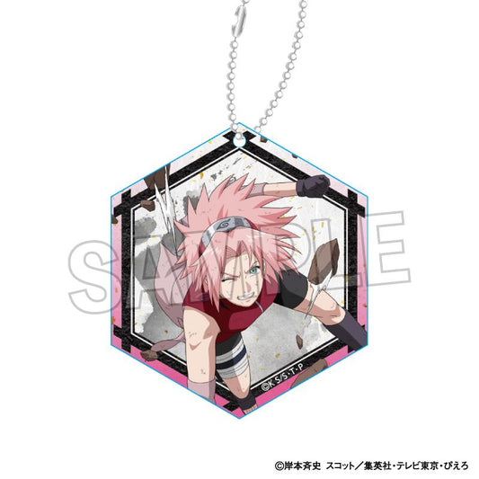 《火影忍者》疾風傳 鬥志!!亞克力鑰匙扣 春野櫻