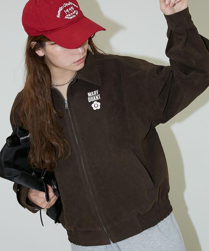 麂皮絨質感 單點刺繡 外套