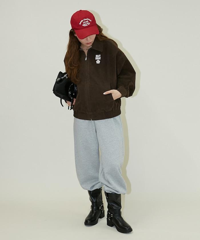 麂皮絨質感 單點刺繡 外套