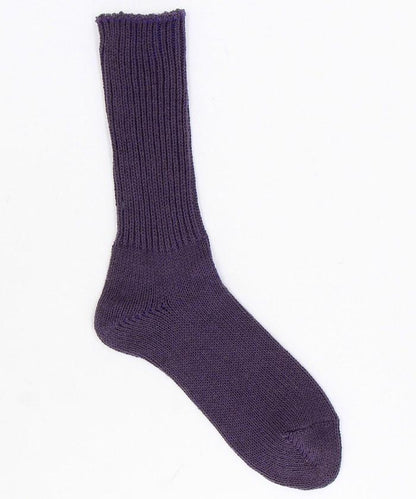 粗針羅紋編織圓領襪（適合25.0-27.0cm）