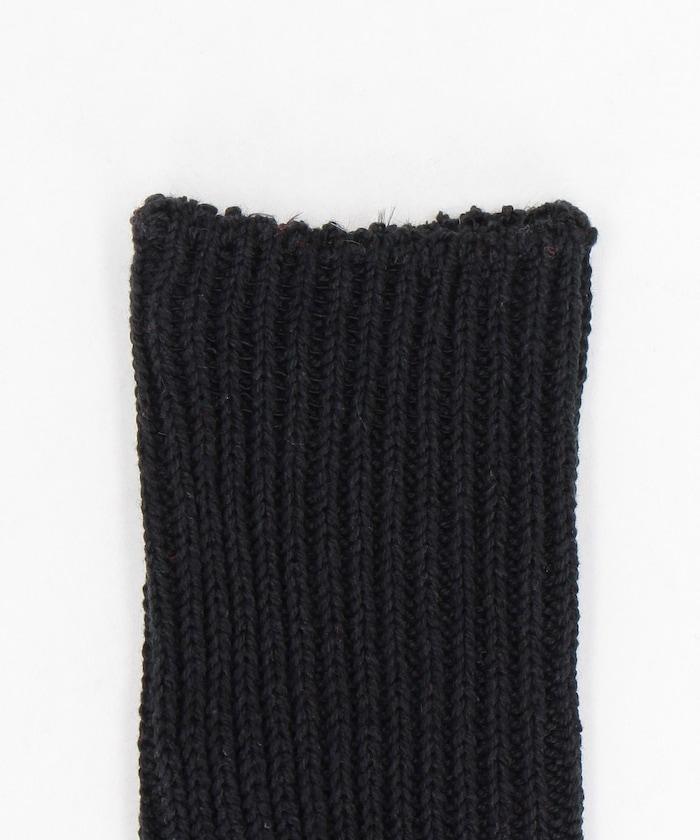 粗針羅紋編織圓領襪（適合25.0-27.0cm）