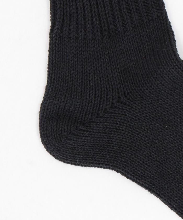 粗針羅紋編織圓領襪（適合25.0-27.0cm）