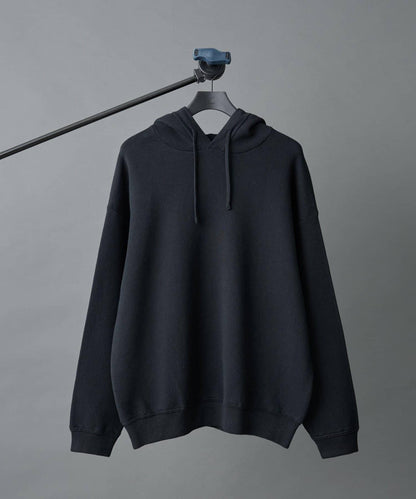 棉混紡針織衛衣式連帽衫