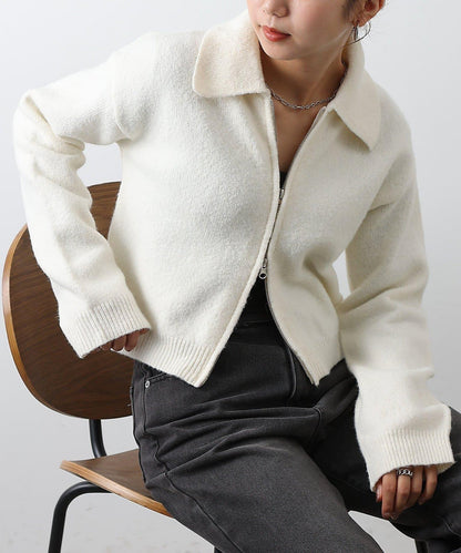 帶領雙拉鍊開衫