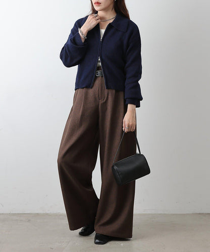 帶領雙拉鍊開衫