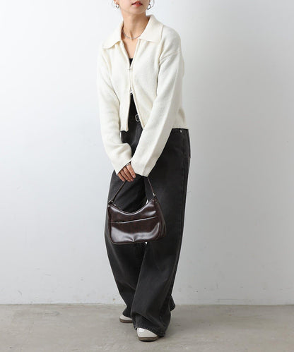 帶領雙拉鍊開衫