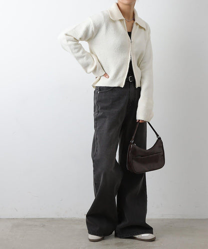 帶領雙拉鍊開衫