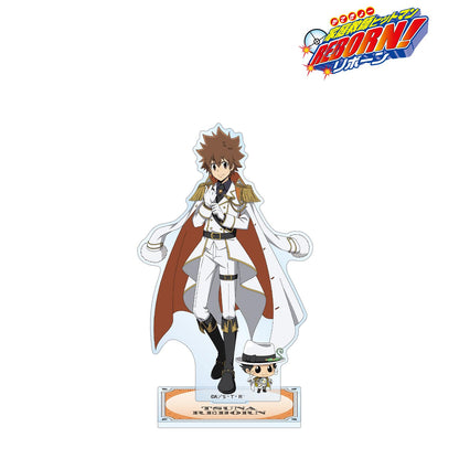 《家庭教師HITMAN REBORN!》 繪製 沢田綱吉&里包恩 白色服裝ver. 大號亞克力立牌