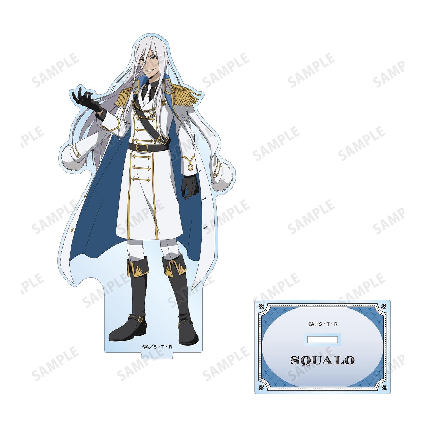 《家庭教師HITMAN REBORN!》全新繪製 斯佩爾比·斯誇羅（10年後）白色服裝ver. 大號亞克力立牌