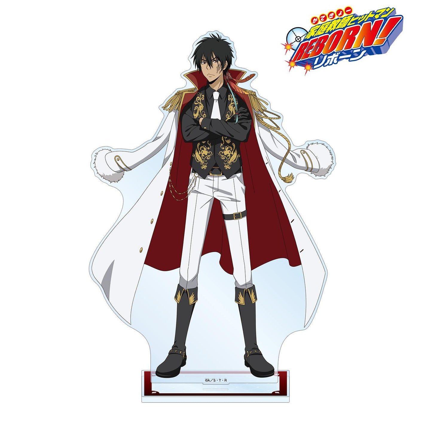 《家庭教師HITMAN REBORN!》_新繪 XANXUS（10年後）白色服裝ver. 特大亞克力立牌