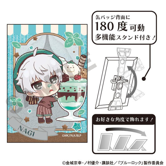 《藍色監獄》閃粉藝術徽章 凪誠士郎 角色Peko巧克力薄荷