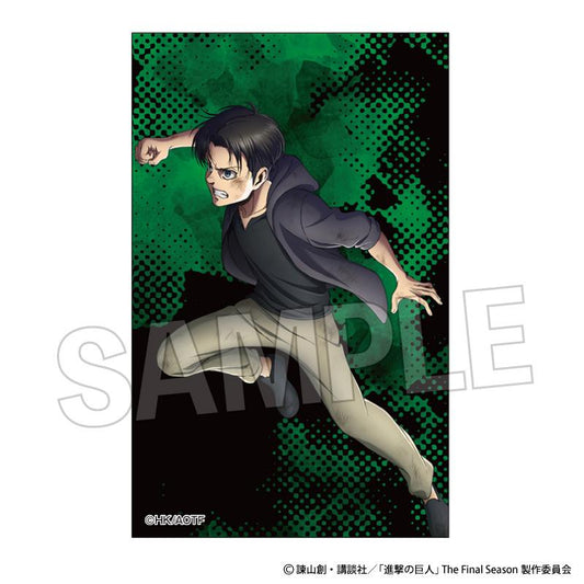 《進擊的巨人》亞克力卡片支架【軌跡】 利威爾（幼年期）