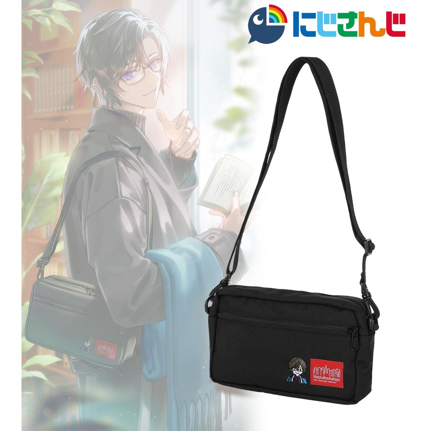 《彩虹社》_Manhattan Portage聯名 四季凪明 肩包