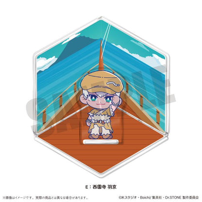 《Dr.STONE 石紀元》_にゅ〜とろ 第二彈 亞克力場景擺件 E 西園寺羽京