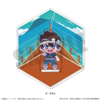 《Dr.STONE 石紀元》_にゅ〜とろ 第二彈 亞克力場景擺件 D 鉻
