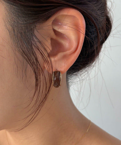 GOLDY 復古風石頭耳環