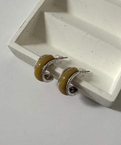 GOLDY 復古風石頭耳環